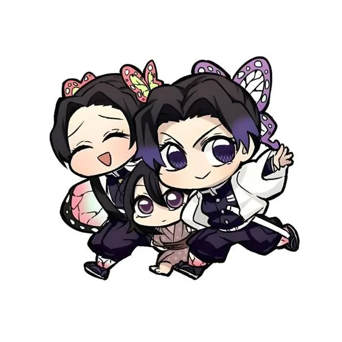 Shinobu, Kanae và Kanao phiên bản Chibi 💜 : r/ShinobuKocho