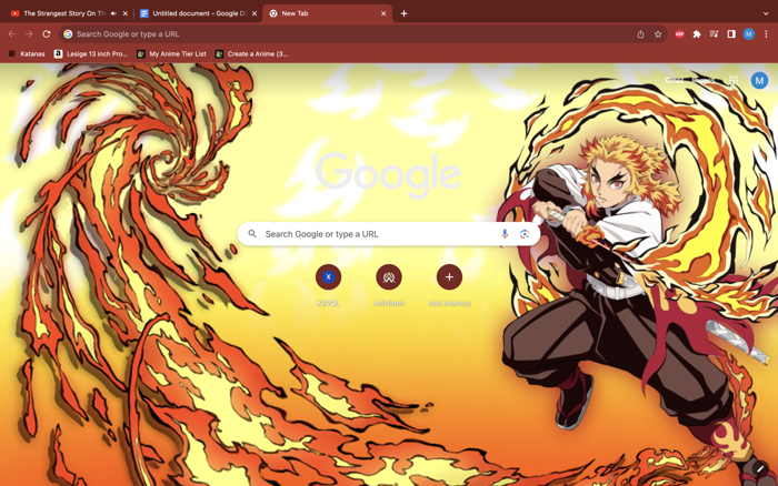 Hình nền Chrome tùy chỉnh Kyojuro Rengoku và Shinobu Kocho. Đang tìm phản  hồi. + Hình nền Tengen Uzui đã chỉnh sửa dựa trên gợi ý của các bạn. :  r/KimetsuNoYaiba