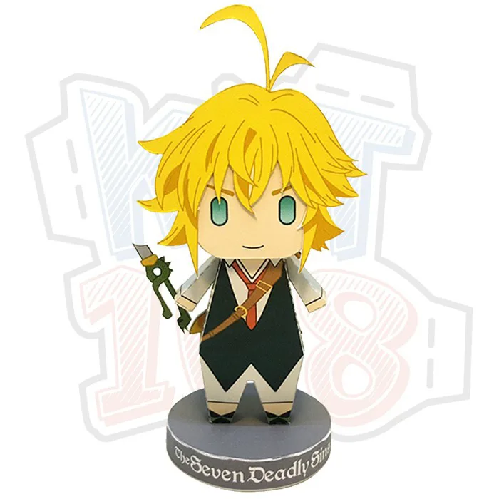 Mô hình giấy Anime Chibi Meliodas - The Seven Deadly Sins | Shopee Việt Nam