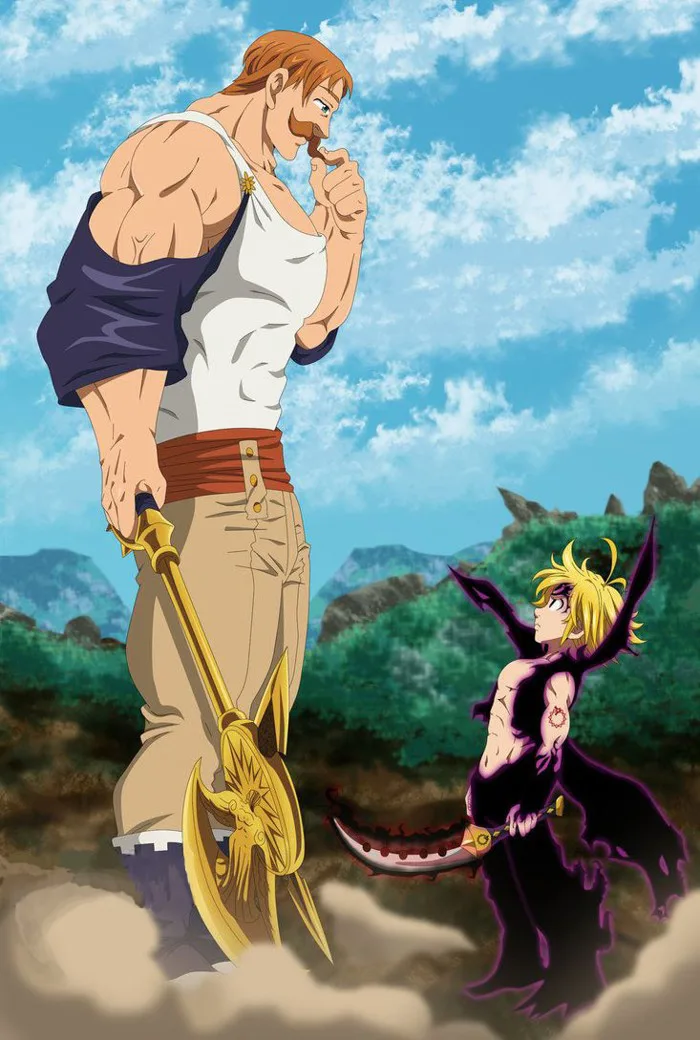 Cộng đồng Steam :: Ảnh chụp màn hình :: Meliodas vs Escanor