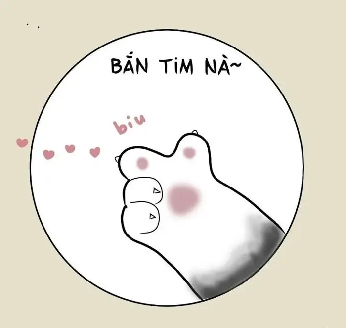 Bộ sưu tập ảnh meme bắn tim cực đẹp cho mọi tâm trạng