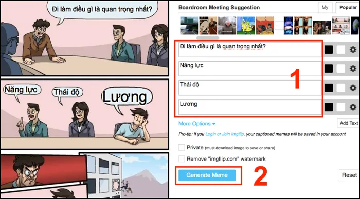 Cách chế ảnh meme online trên máy tính, điện thoại cực dễ -  Thegioididong.com