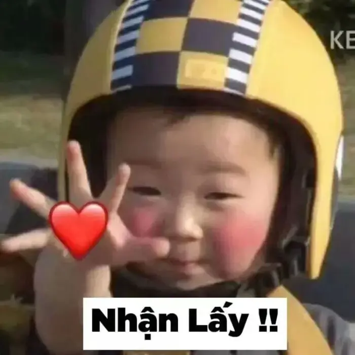 Tuyển chọn ảnh meme yêu siêu dễ thương dành cho bạn