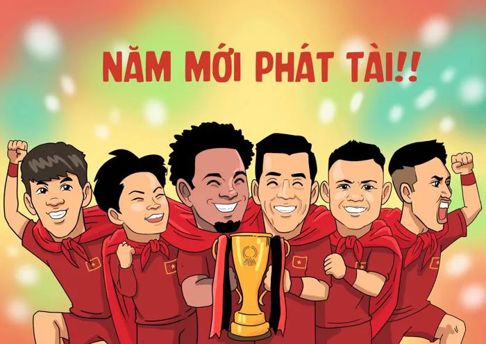 Dân mạng chế ảnh hài hước, mừng chiến thắng lịch sử của đội tuyển Việt Nam  | Báo Dân trí