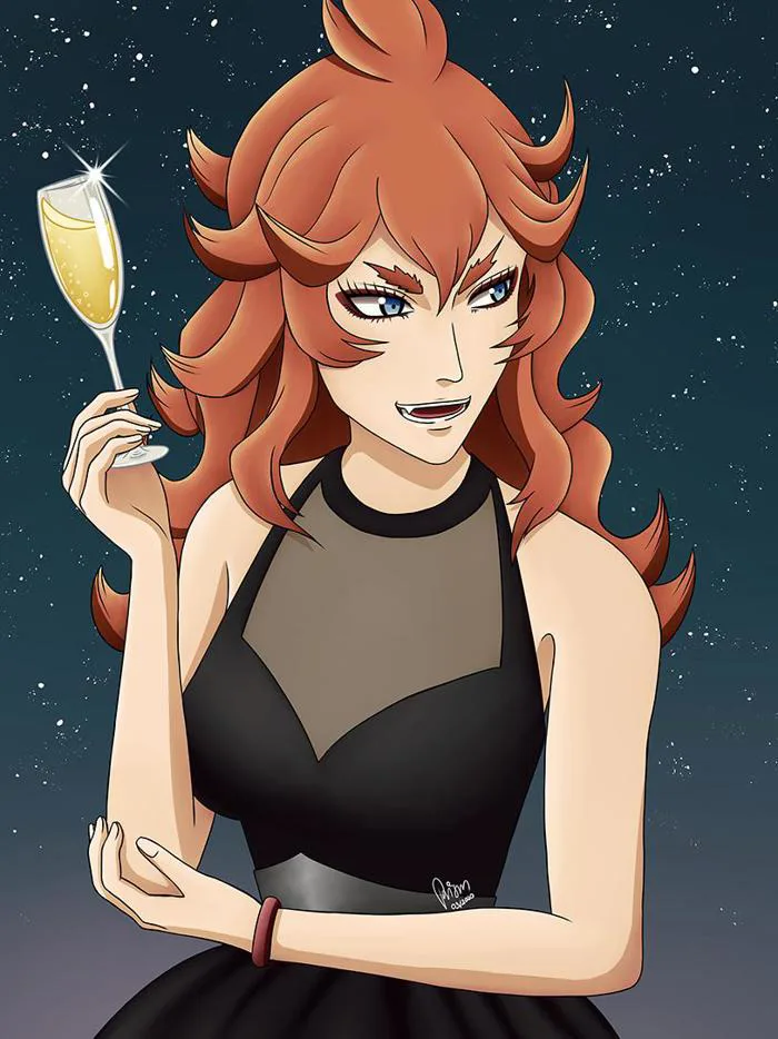 Mereoleona Vermillion mặc đồ khác : r/BlackClover