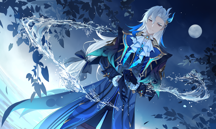 Neuvillette 4K Ultra HD Wallpaper - Genshin Impact by MORI森 | 4823x2894 |  Wallpaper Abyss