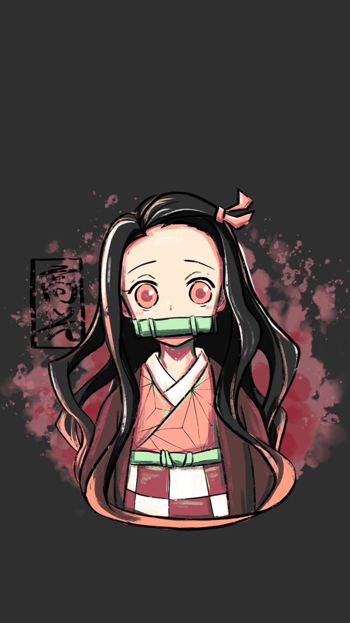Mình vẽ Nezuko Kamado và làm thành hình nền! Mong là mọi người thích nha :D  : r/KimetsuNoYaiba