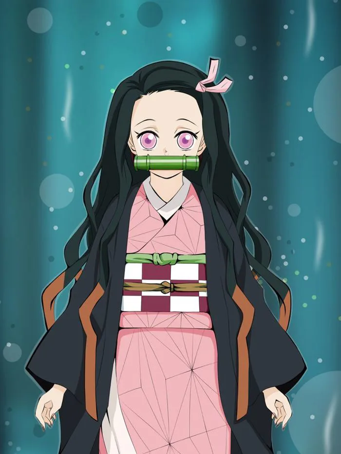 Hình ảnh Nezuko dễ thương, hình nền Nezuko cute -