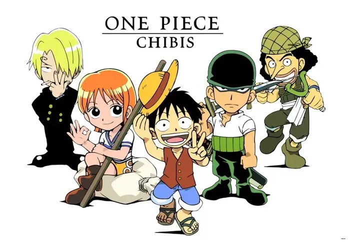 Bộ ảnh one piece chibi cực đáng yêu và đầy màu sắc