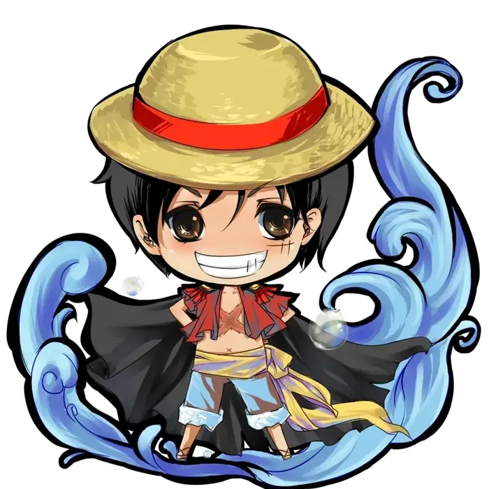 Bộ ảnh one piece chibi cực đáng yêu và đầy màu sắc