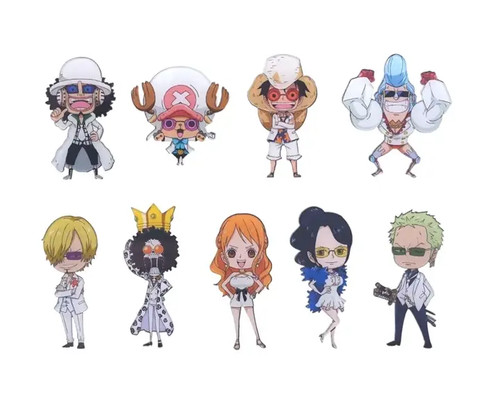 Bộ ảnh one piece chibi cực đáng yêu và đầy màu sắc