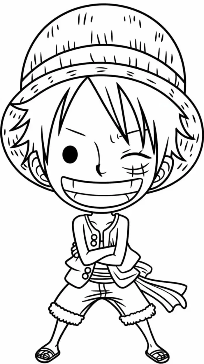 Tổng hợp tranh tô màu One Piece sinh động, phong phú cho bé