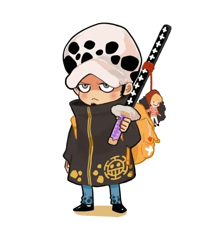 Bộ ảnh one piece chibi cực đáng yêu và đầy màu sắc