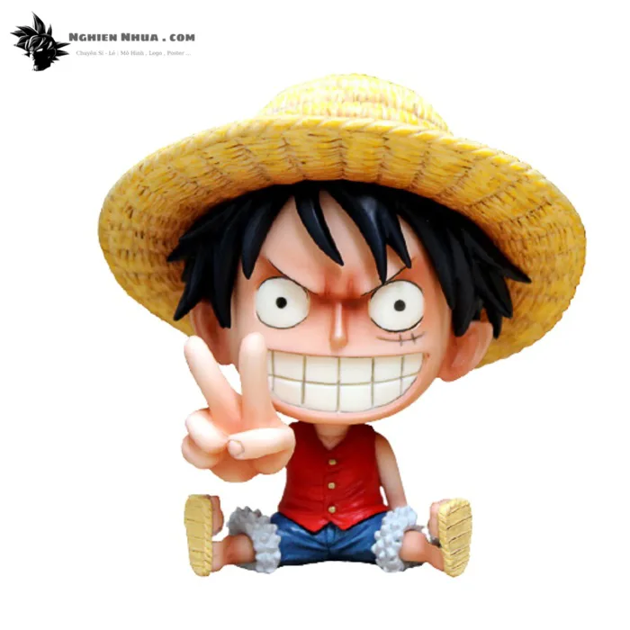 Mô hình One Piece chibi Luffy Zoro Sanji Ace Sabo Nami Robin Choper Usopp Brook Franky Jinbei Boa Hancok Doflamingo Kuma | Shopee Việt Nam