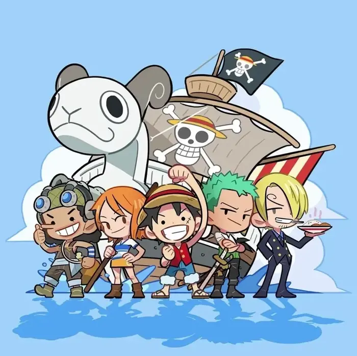 Bộ ảnh one piece chibi cực đáng yêu và đầy màu sắc