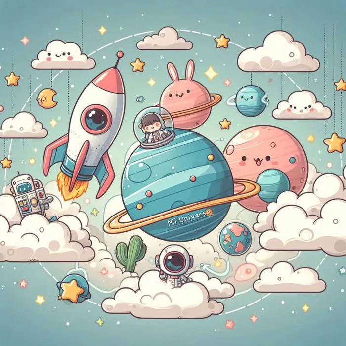 Tổng hợp hình ảnh vẽ phi hành gia chibi siêu cute đáng yêu