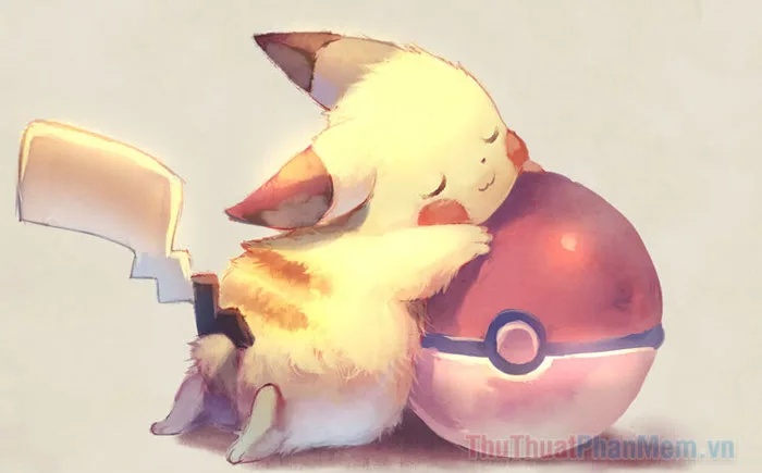 Hình nền Pikachu chibi cute, dễ thương, đáng yêu đẹp nhất