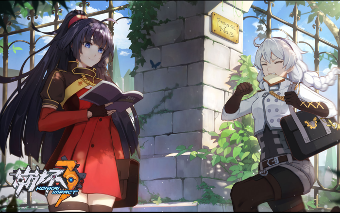 Raiden Mei & Kiana Kaslana HD Wallpaper - Benghuai Xueyuan | 1920x1200 |  Wallpaper Abyss