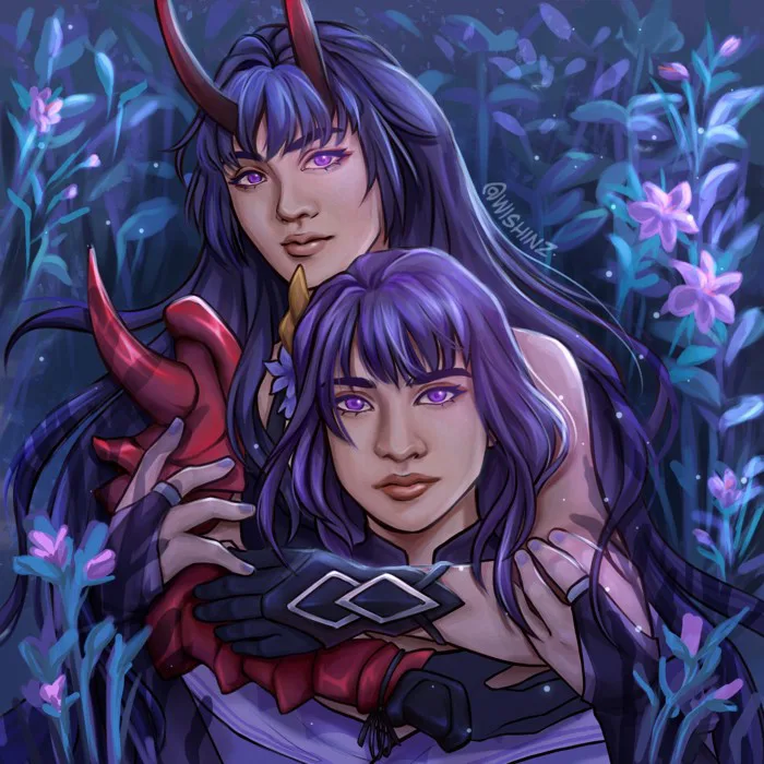 ArtStation - Raiden Ei and Mei