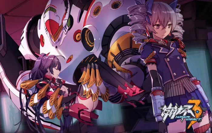 Raiden Mei & Bronya Zaychik HD Wallpaper from Benghuai Xueyuan | 1920x1200  | Wallpaper Abyss