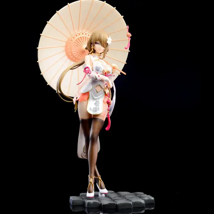 Mô hình nhân vật Nữ Rita Rossweisse Honkai Impact mặc sườn sám trắng lớn  2121