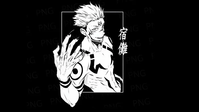 Hình Nền Đen Ryomen Sukuna Jujutsu Kaisen | 3840x2160 | Wallpaper Alchemy