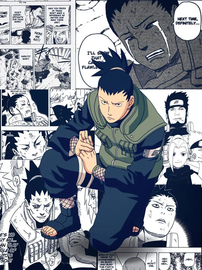 Tớ làm hình nền Shikamaru nè : r/Naruto