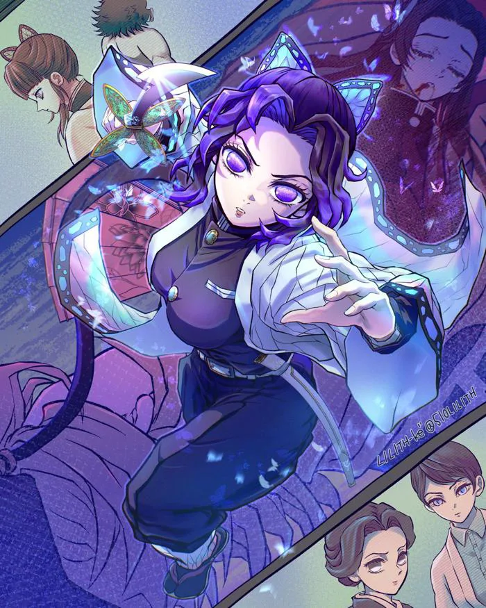 Shinobu Kocho🦋 (nghệ thuật của @510Lilith) : r/KimetsuNoYaiba