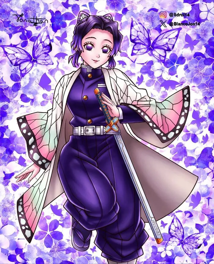 Fanart Shinobu Kocho do tui vẽ : r/KimetsuNoYaiba