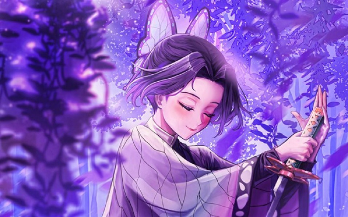 AI tái hiện Shinobu đẹp nao lòng, fans càng thêm xót xa