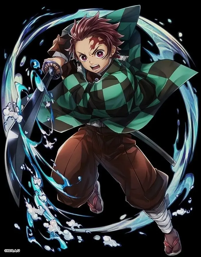 Ảnh Tanjiro chibi dễ thương dành cho fan Demon Slayer