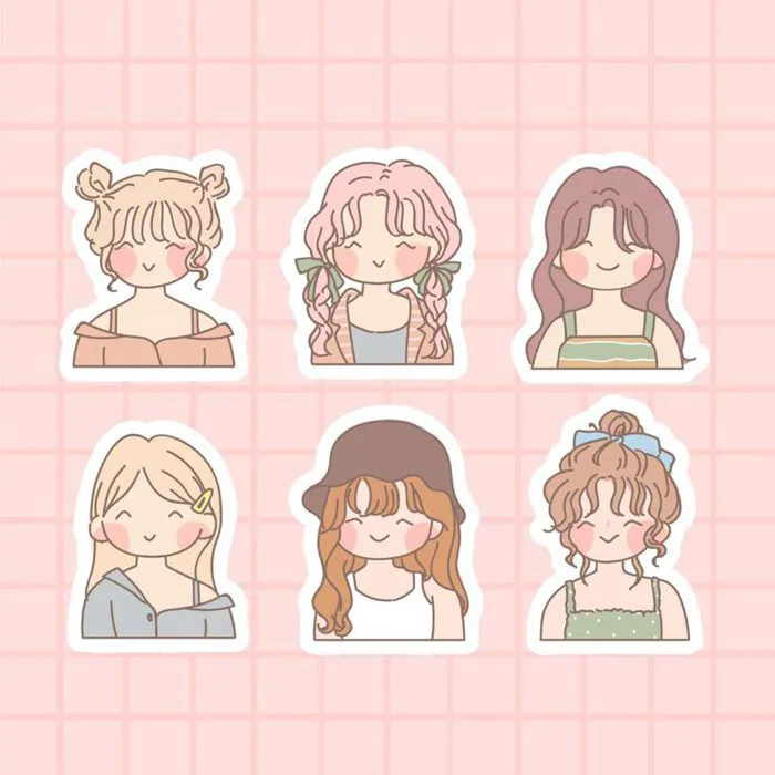 Top 10+ mẫu sticker chibi vector đẹp, cute, chất, ngầu