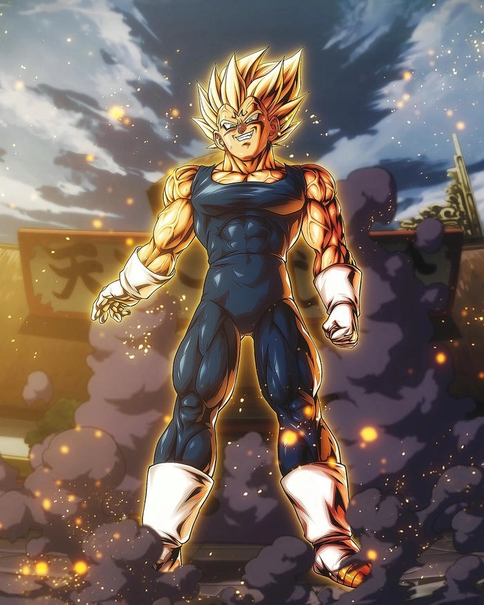 Chiêm ngưỡng ảnh Vegeta với thần thái không thể khuất phục