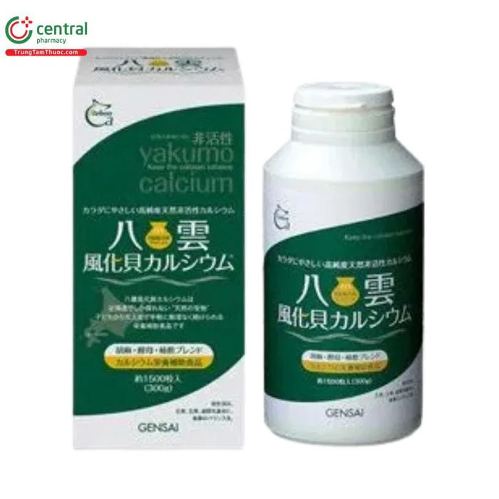 Thuốc Canxi thiên nhiên phong hóa sò Yakumo Calcium - Bổ sung canxi