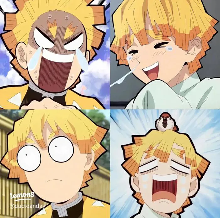 Meme Kimetsu no Yaiba chibi cute: Giyuu, Zenitsu, Shinobu… siêu hài