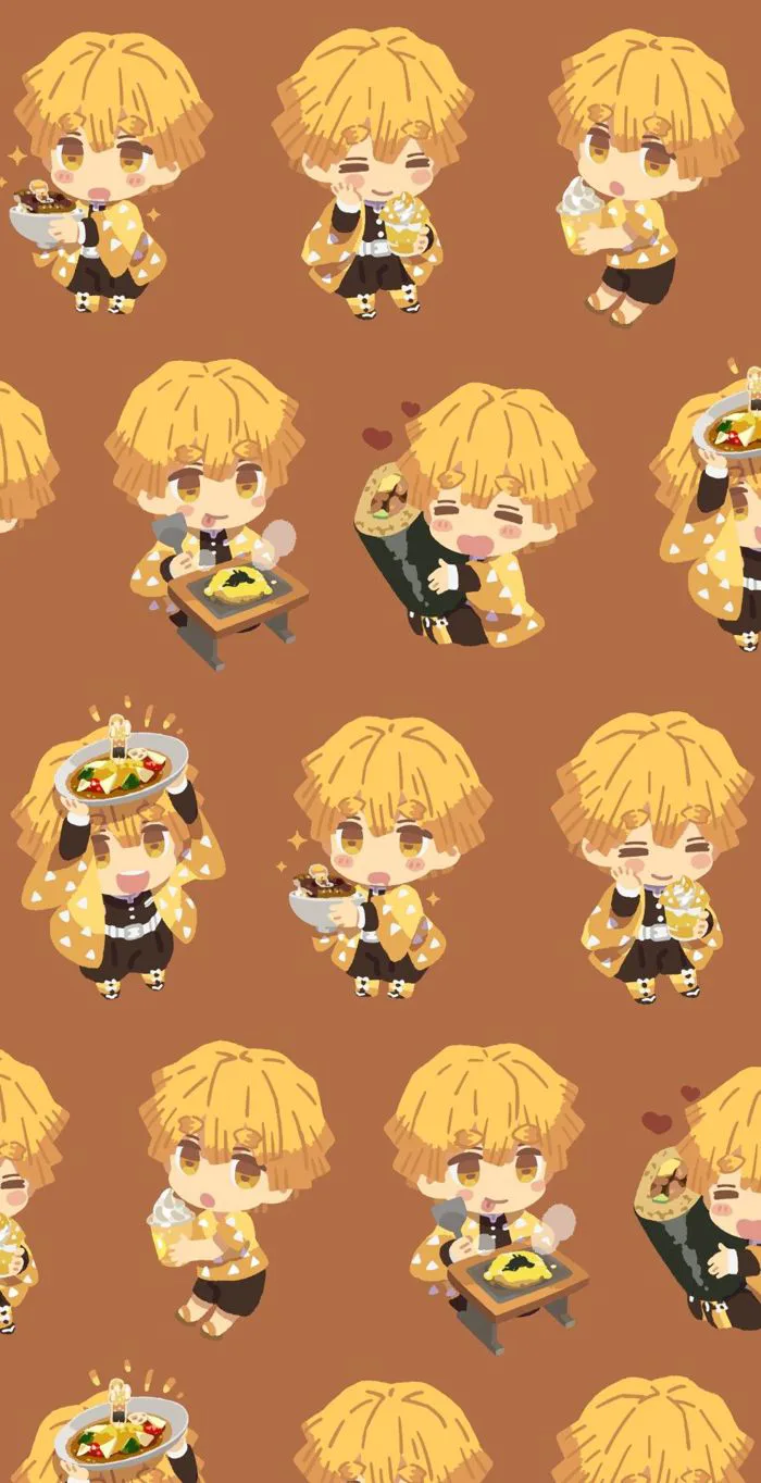 Zenitsu Chibi Wallpapers - Wallpaper Cave