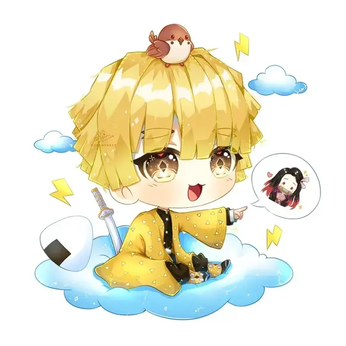 Tải ngay bộ ảnh avatar Zenitsu đẹp chất lượng cao