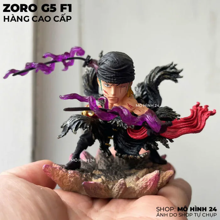 HÀNG CAO CẤP] Mô hình đồ chơi nhân vật Roronoa zoro G5 F1 sơn sắc nét chibi G5 studio nhựa pVc figure one piece 8cm | Lazada Việt Nam