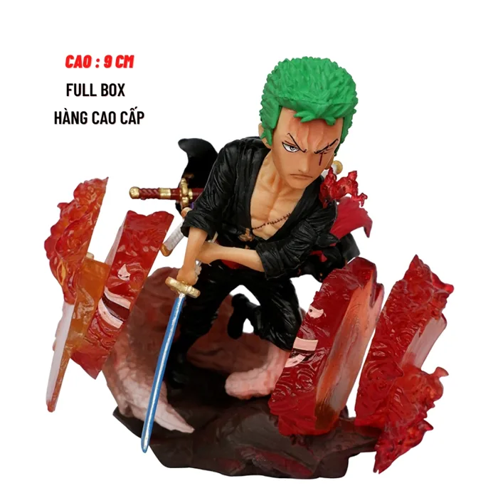 Mô Hình OnePiece Luffy, Zoro, Sanji G5 chibi - Cao 9 - 14cm - nặng 140gram - Figure OnePiece - Có Hộp Màu | Shopee Việt Nam